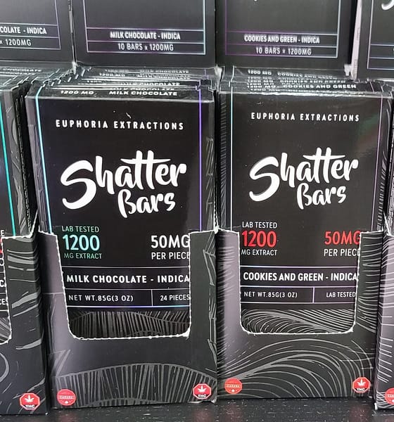 Shatter Bars - Indica 1200mg