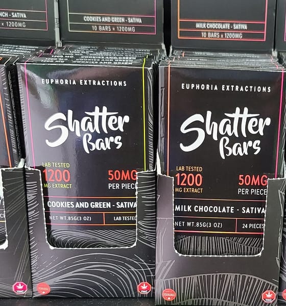 Shatter Bars Sativa 1200mg